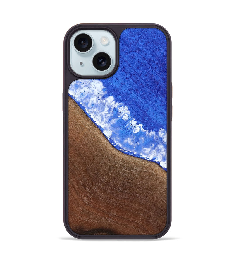 iPhone 15 Wood Phone Case - Huey (Coastal, 818282)