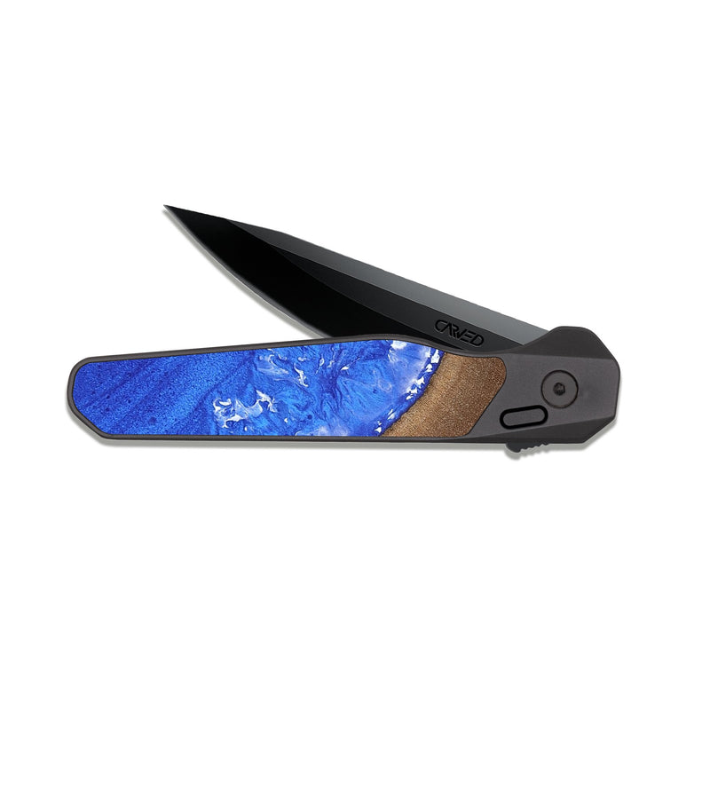EDC Dark Slate Wood Pocket Knife - Lorelai (Coastal, 818284)