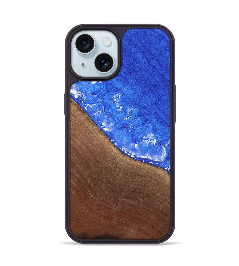 iPhone 15 Wood Phone Case - Lorelai (Coastal, 818284)