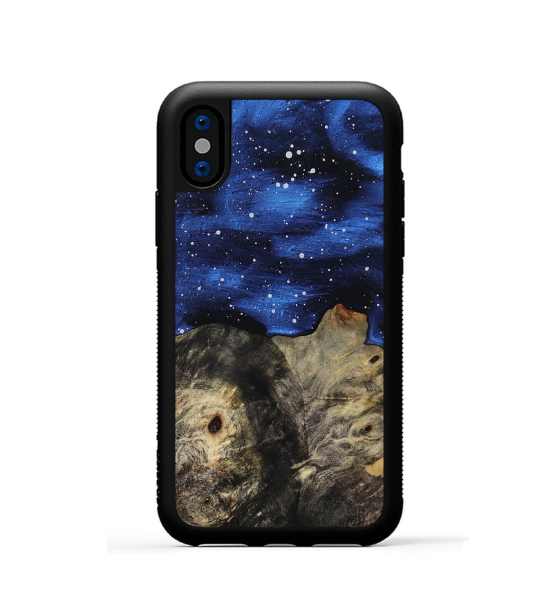iPhone Xs Wood Phone Case - Bret (Cosmos, 818303)