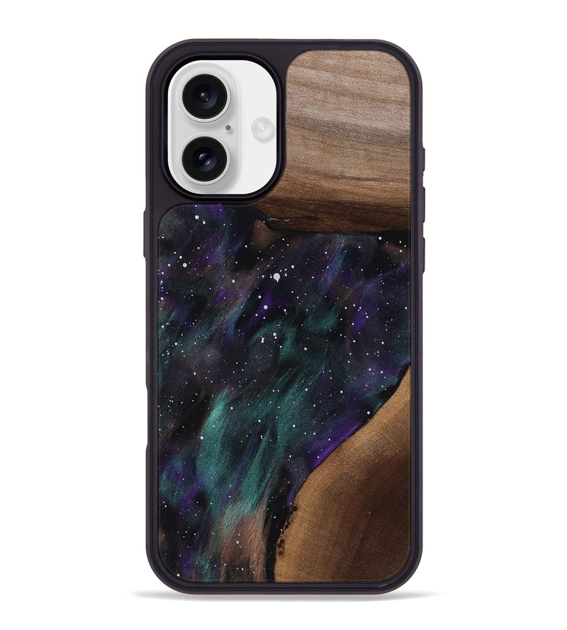 iPhone 16 Plus Wood Phone Case - Solomon (Cosmos, 818341)