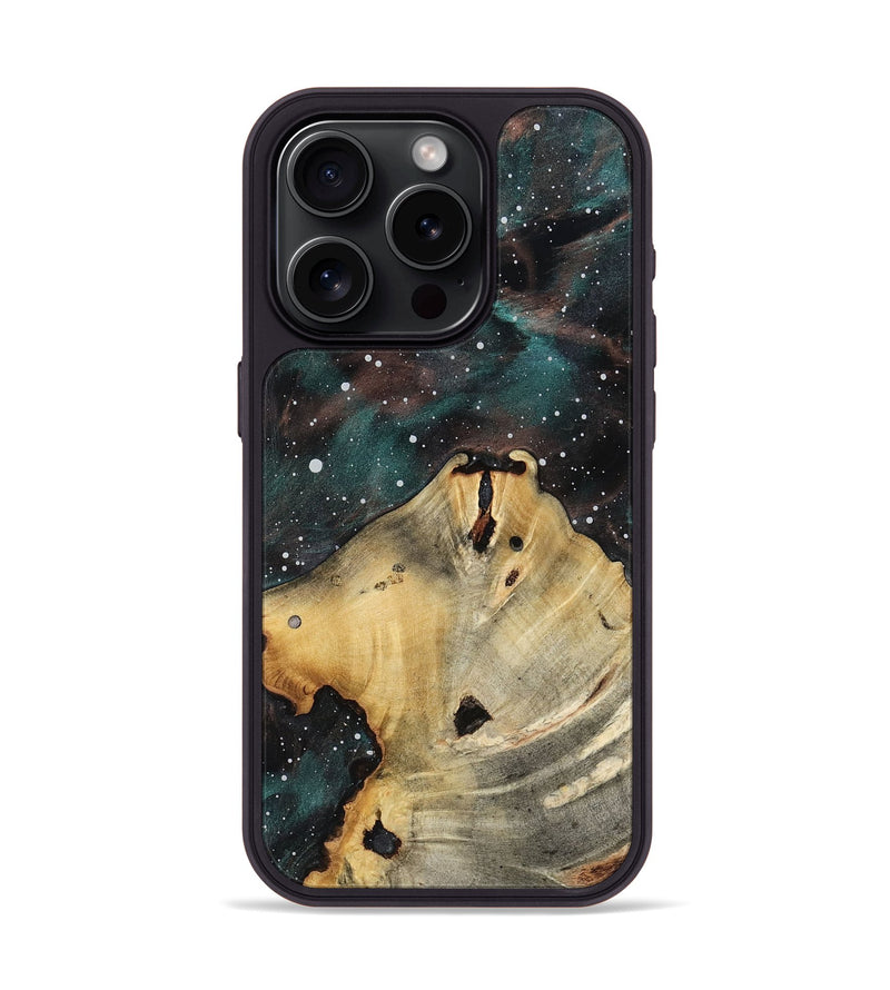 iPhone 15 Pro Wood Phone Case - Kiarra (Cosmos, 818350)