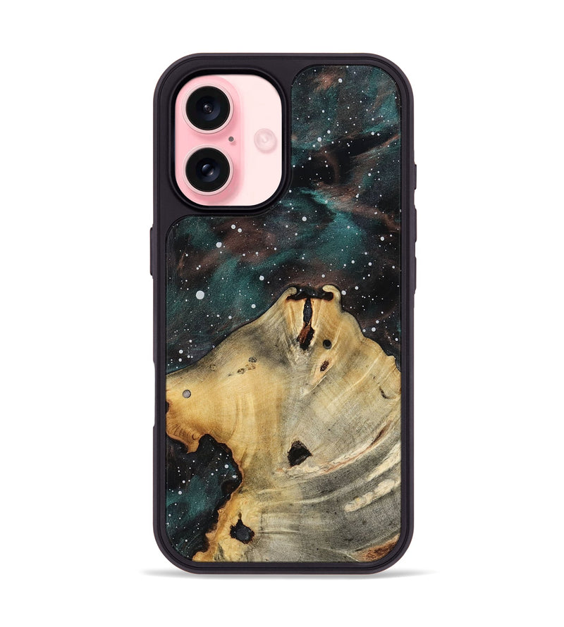 iPhone 16 Wood Phone Case - Kiarra (Cosmos, 818350)