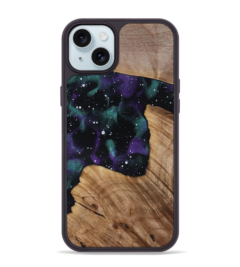 iPhone 15 Plus Wood Phone Case - Berta (Cosmos, 818352)