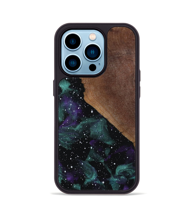 iPhone 14 Pro Wood Phone Case - Aileen (Cosmos, 818357)