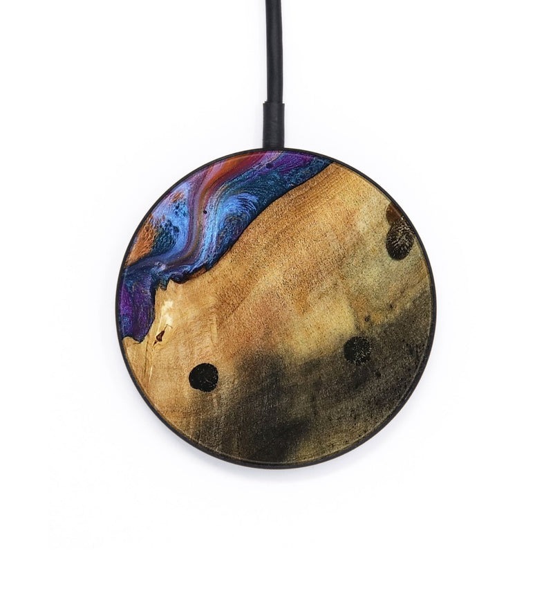 Circle Wood Wireless Charger - Tamia (Blue, 818370)