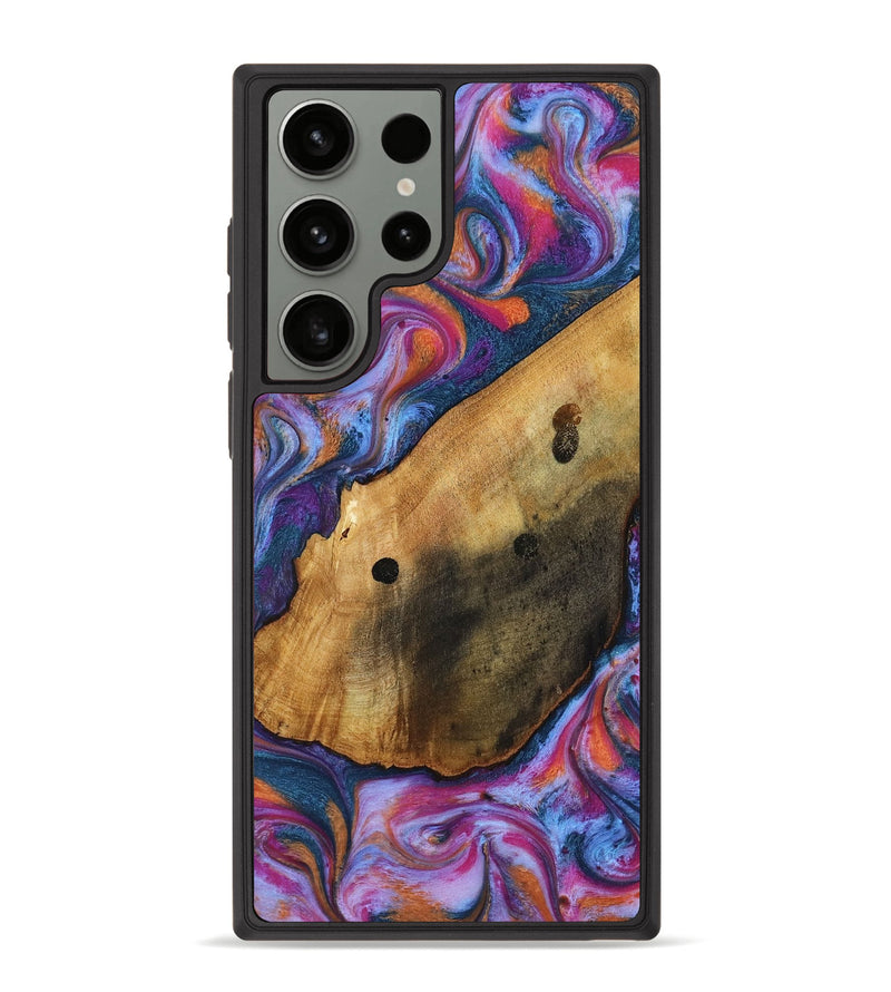 Galaxy S23 Ultra Wood Phone Case - Tamia (Blue, 818370)