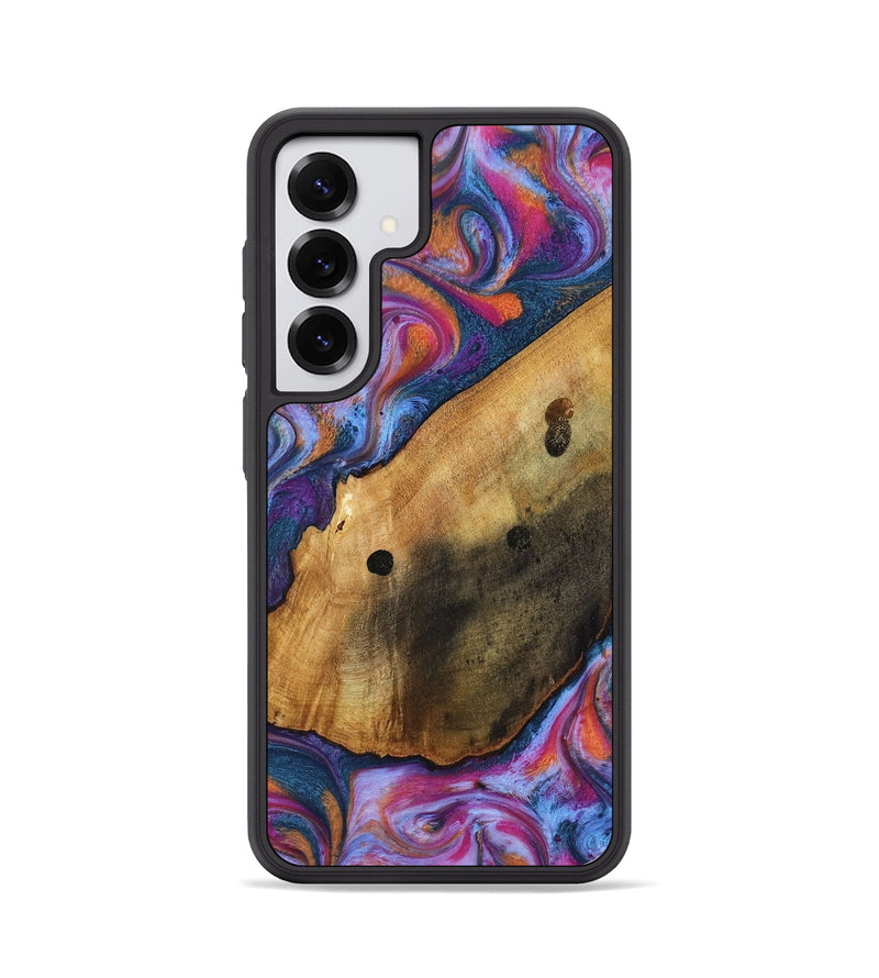 Galaxy S25 Wood Phone Case - Tamia (Blue, 818370)
