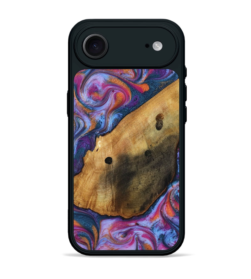 iPhone 17 Air Wood Phone Case - Tamia (Blue, 818370)