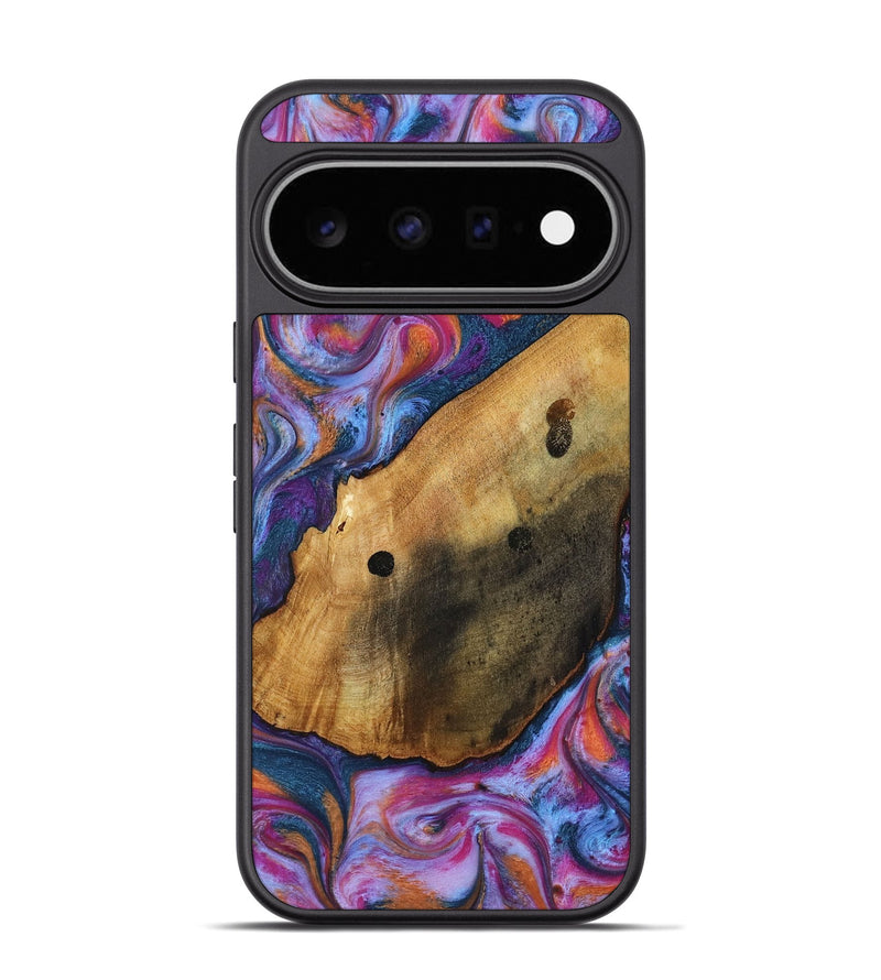 Pixel 11 Pro Wood Phone Case - Tamia (Blue, 818370)
