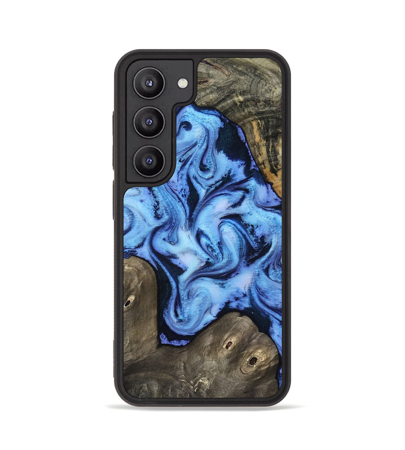 Galaxy S23 Wood Phone Case - Arleth (Blue, 818373)