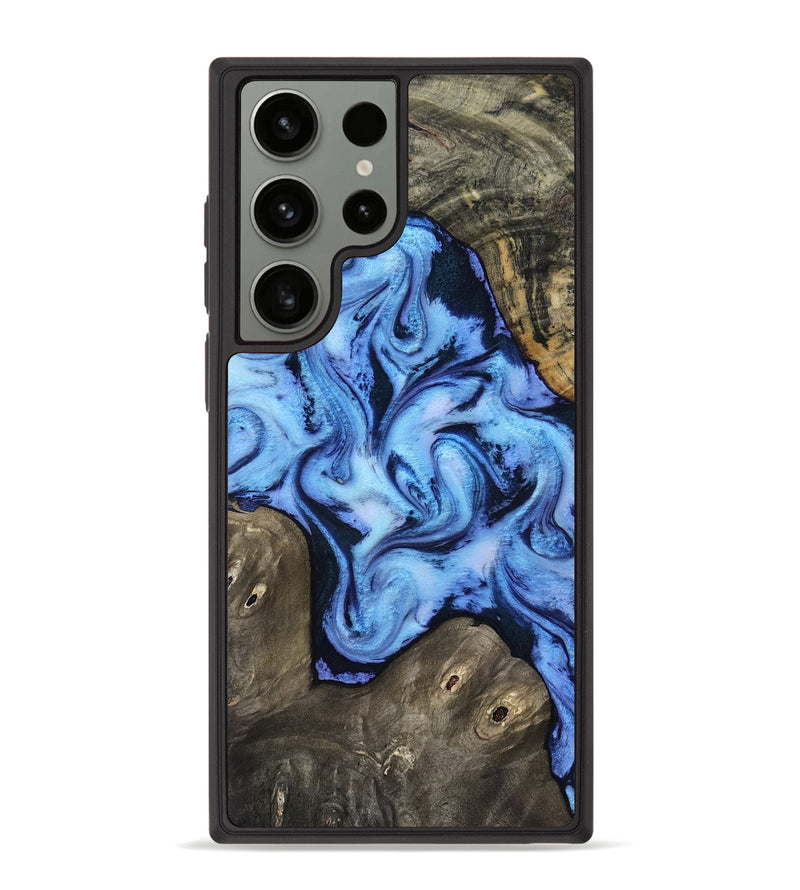 Galaxy S23 Ultra Wood Phone Case - Arleth (Blue, 818373)