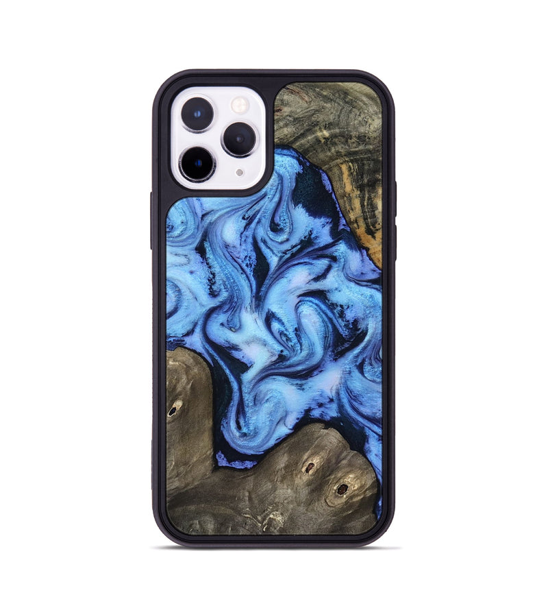 iPhone 11 Pro Wood Phone Case - Arleth (Blue, 818373)