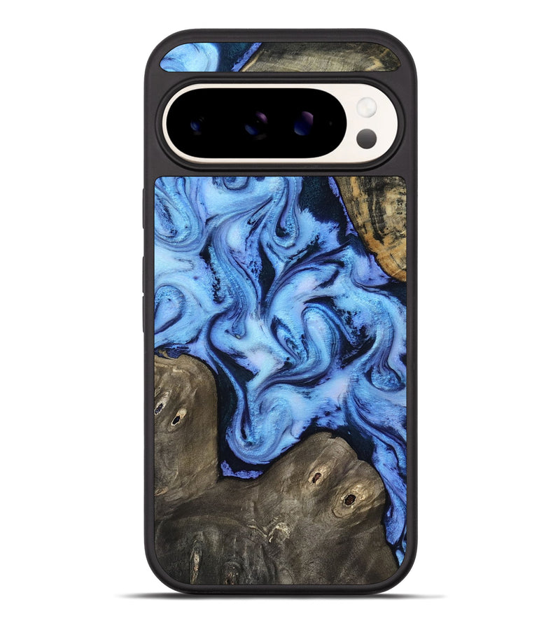 Pixel 10 Pro XL Wood Phone Case - Arleth (Blue, 818373)