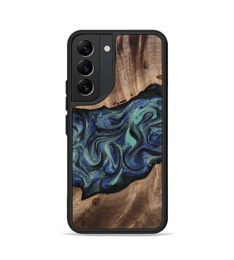 Galaxy S22 Wood Phone Case - Zakary (Green, 818378)
