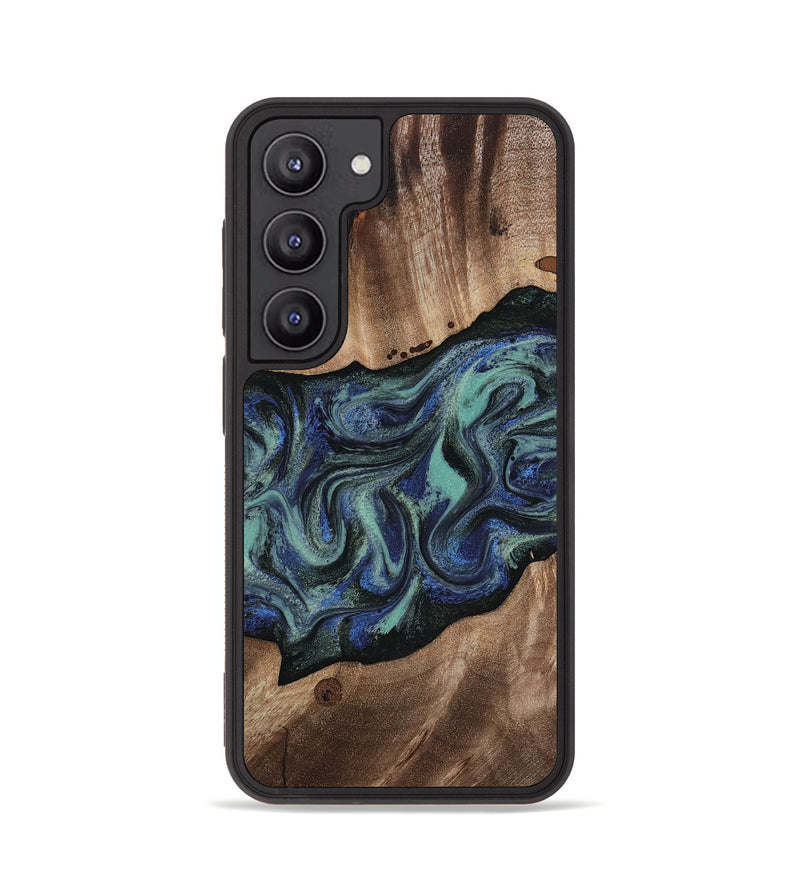 Galaxy S23 Wood Phone Case - Zakary (Green, 818378)