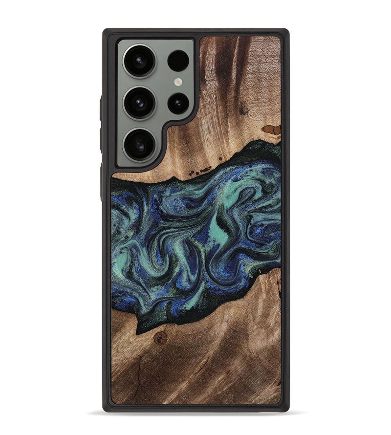 Galaxy S23 Ultra Wood Phone Case - Zakary (Green, 818378)