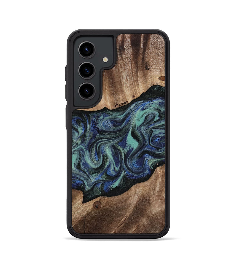 Galaxy S24 Wood Phone Case - Zakary (Green, 818378)
