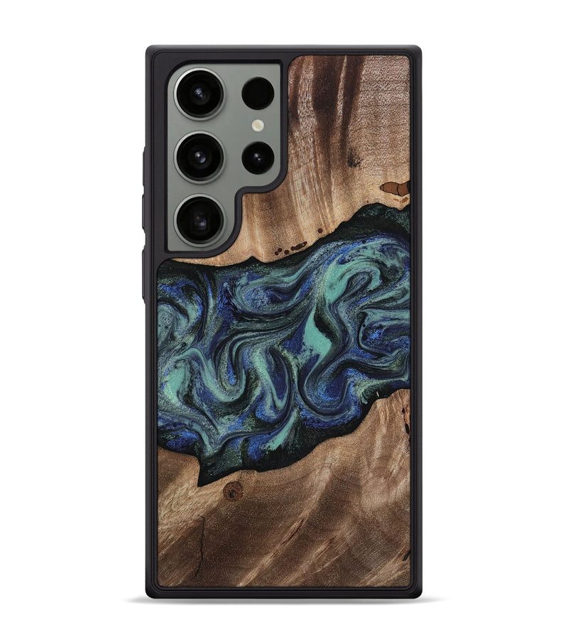 Galaxy S24 Ultra Wood Phone Case - Zakary (Green, 818378)
