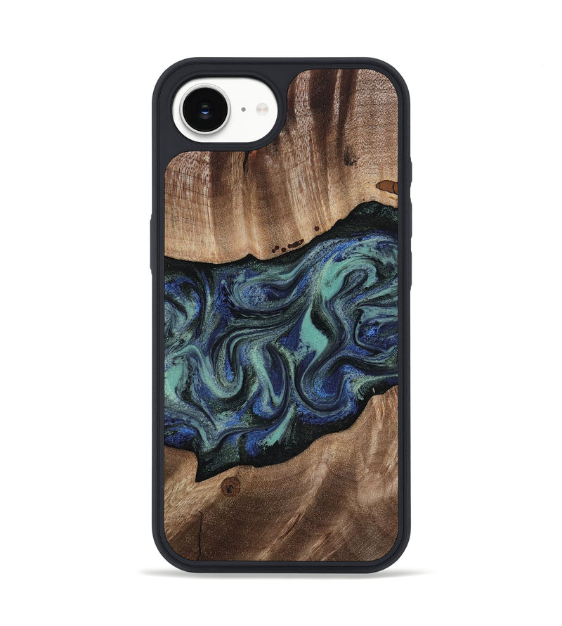 iPhone 17e Wood Phone Case - Zakary (Green, 818378)