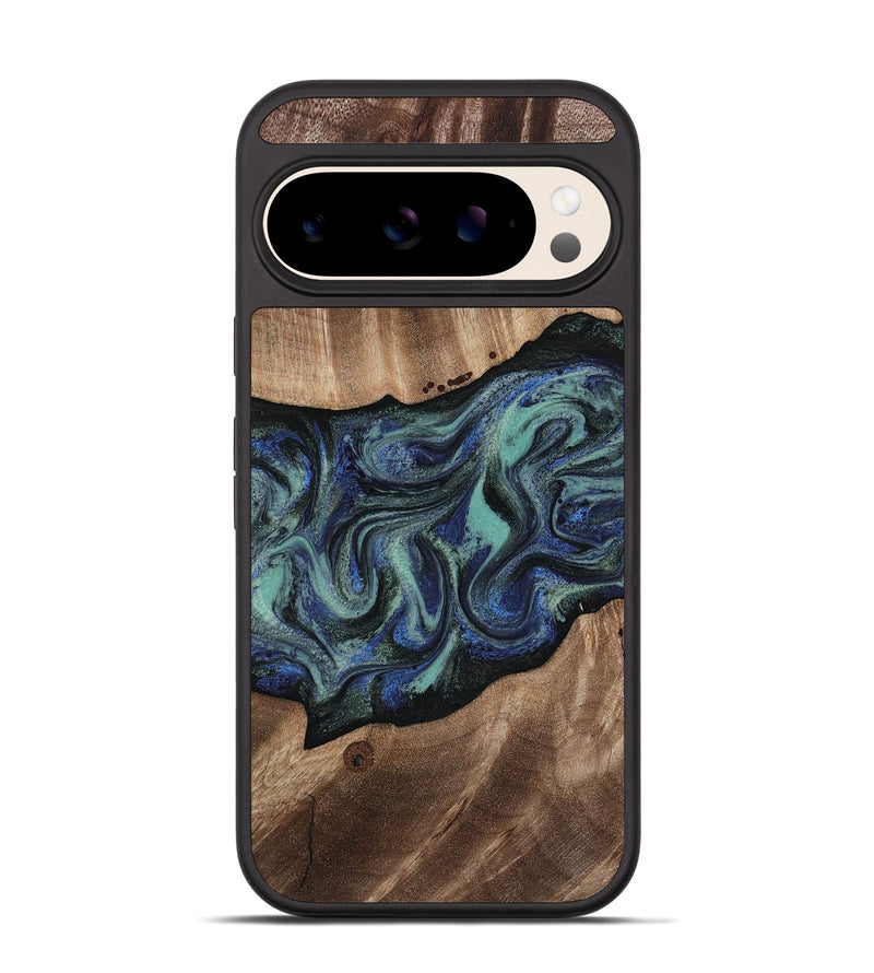 Pixel 10 Pro Wood Phone Case - Zakary (Green, 818378)