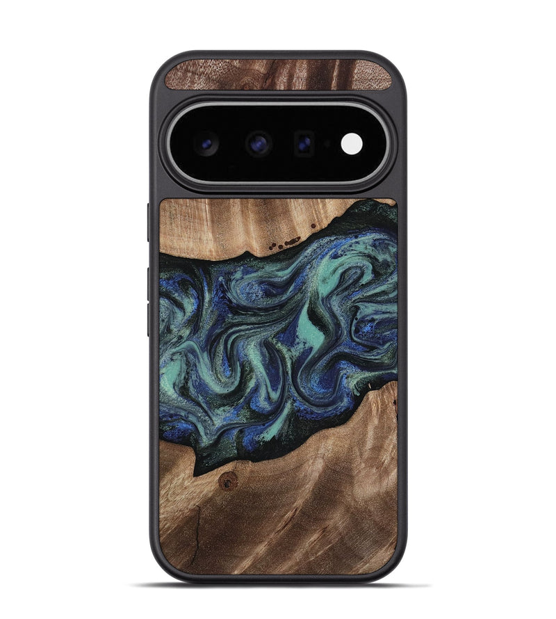 Pixel 11 Pro Wood Phone Case - Zakary (Green, 818378)