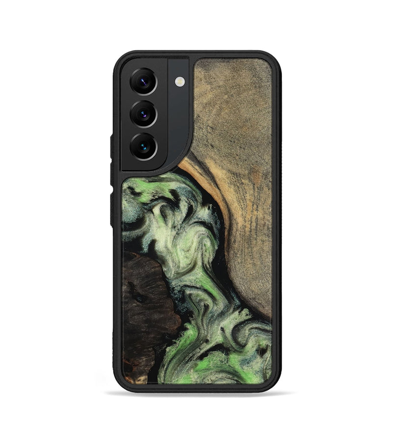 Galaxy S22 Wood Phone Case - Kaia (Green, 818379)