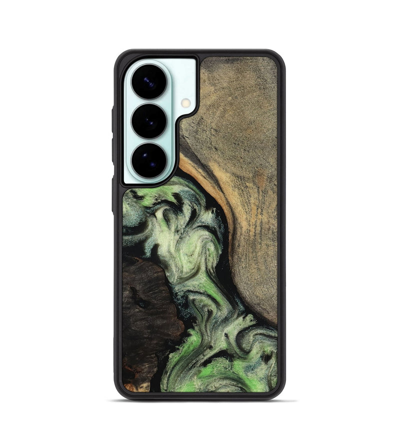 Galaxy S26 Wood Phone Case - Kaia (Green, 818379)
