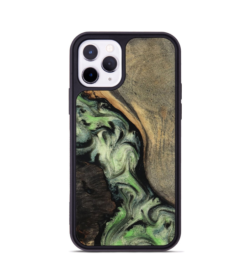 iPhone 11 Pro Wood Phone Case - Kaia (Green, 818379)