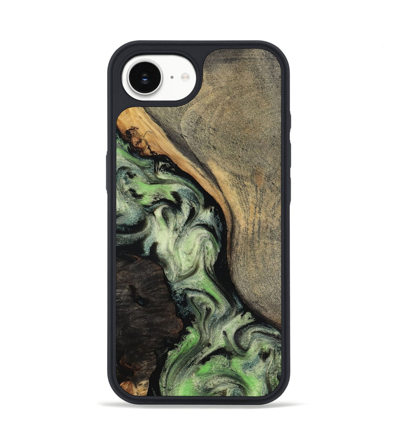 iPhone 17e Wood Phone Case - Kaia (Green, 818379)