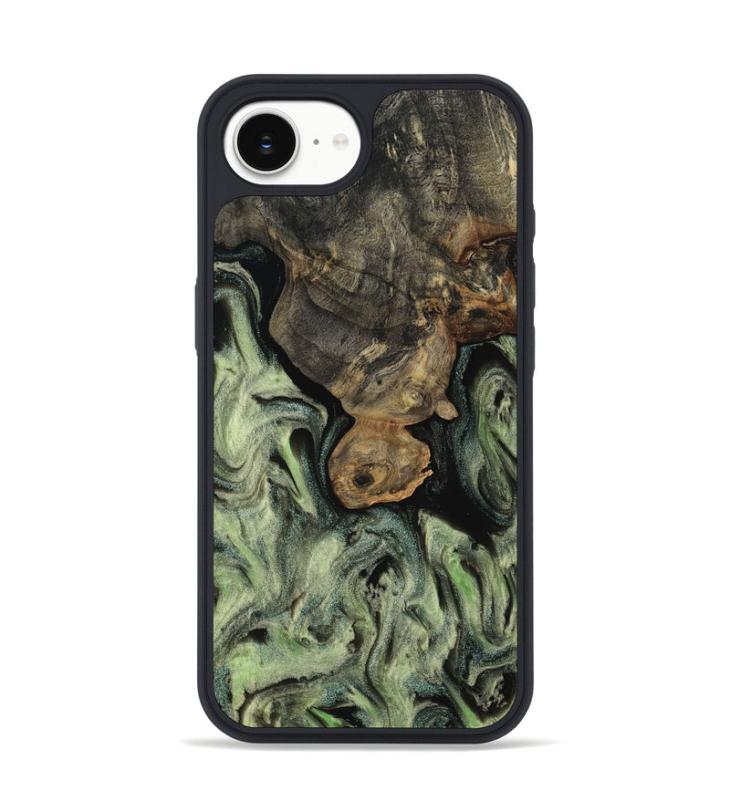 iPhone 16e Wood Phone Case - Justus (Green, 818380)
