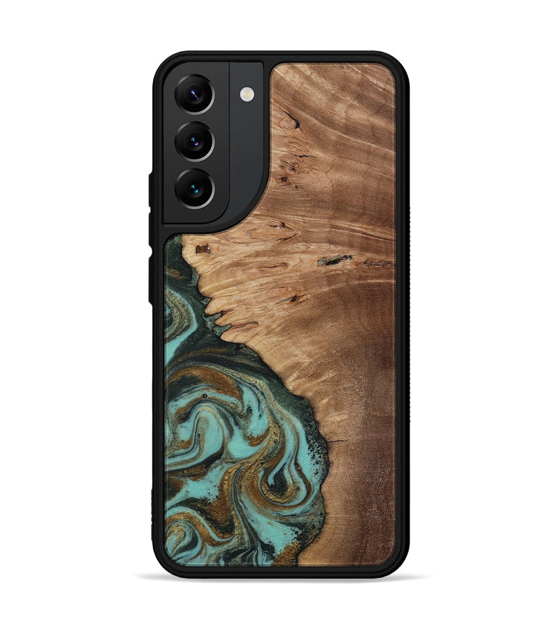 Galaxy S22 Plus Wood Phone Case - Nylah (Green, 818381)