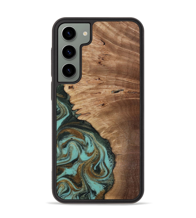 Galaxy S23 Plus Wood Phone Case - Nylah (Green, 818381)