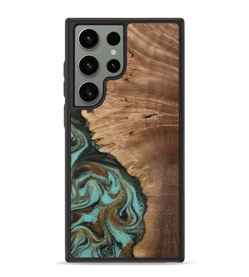 Galaxy S23 Ultra Wood Phone Case - Nylah (Green, 818381)