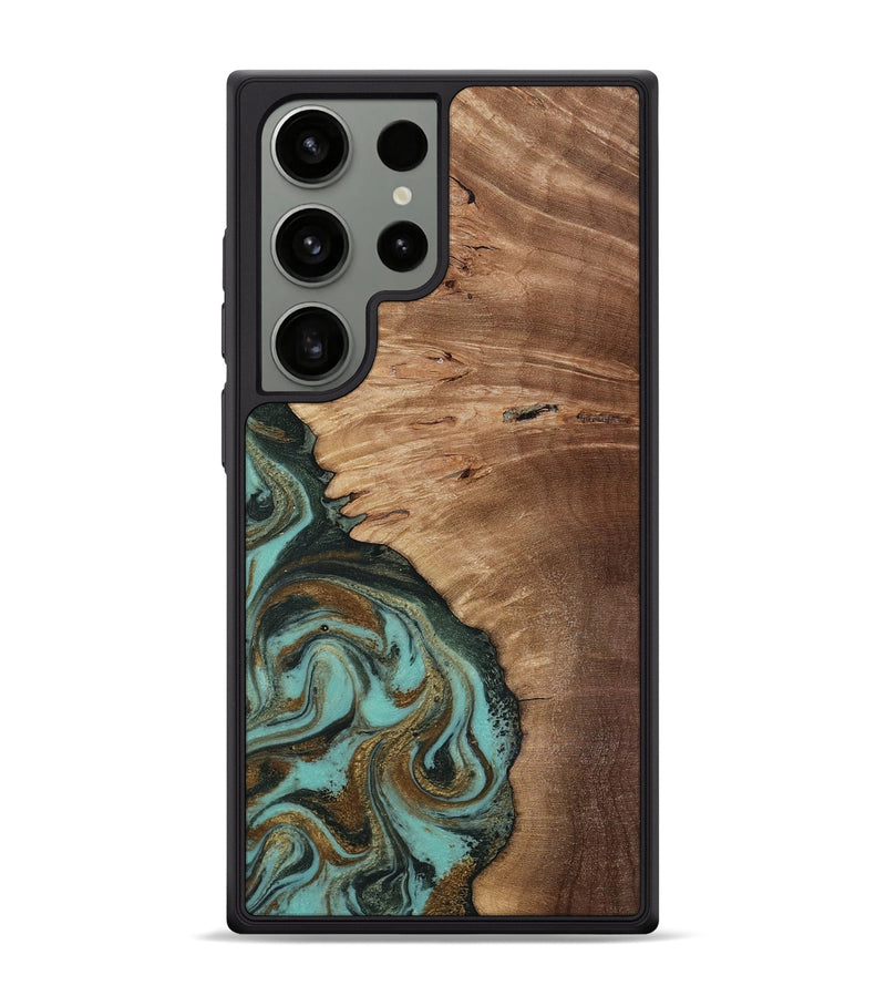 Galaxy S24 Ultra Wood Phone Case - Nylah (Green, 818381)
