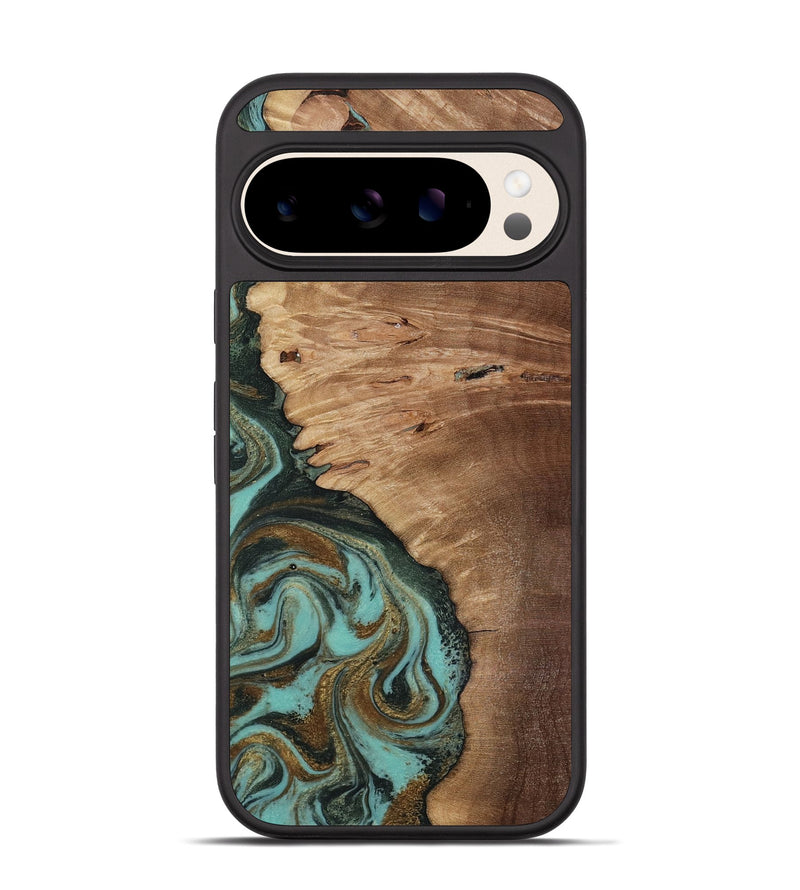 Pixel 10 Pro Wood Phone Case - Nylah (Green, 818381)