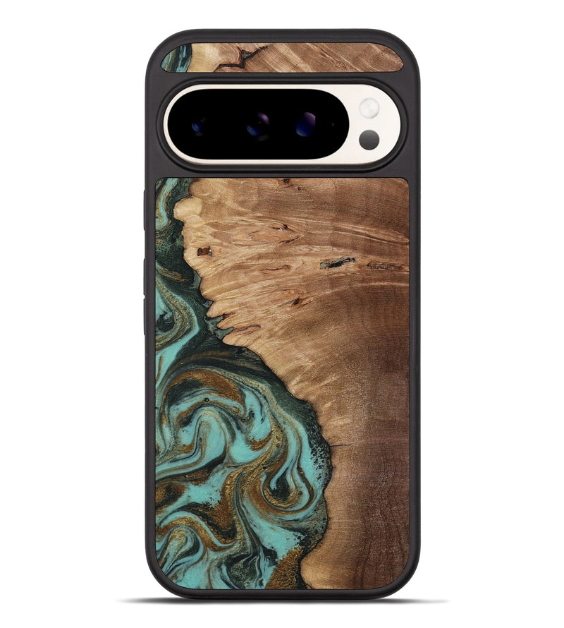 Pixel 10 Pro XL Wood Phone Case - Nylah (Green, 818381)