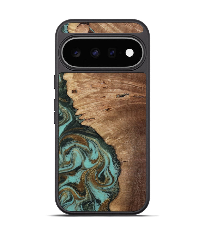 Pixel 11 Wood Phone Case - Nylah (Green, 818381)