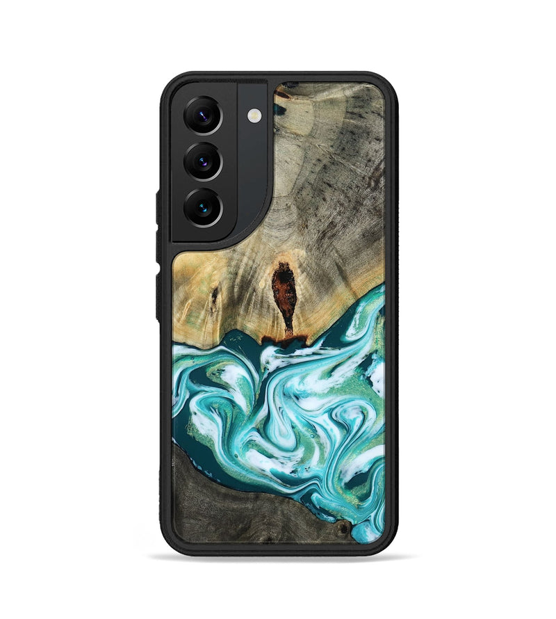 Galaxy S22 Wood Phone Case - Carlos (Green, 818385)