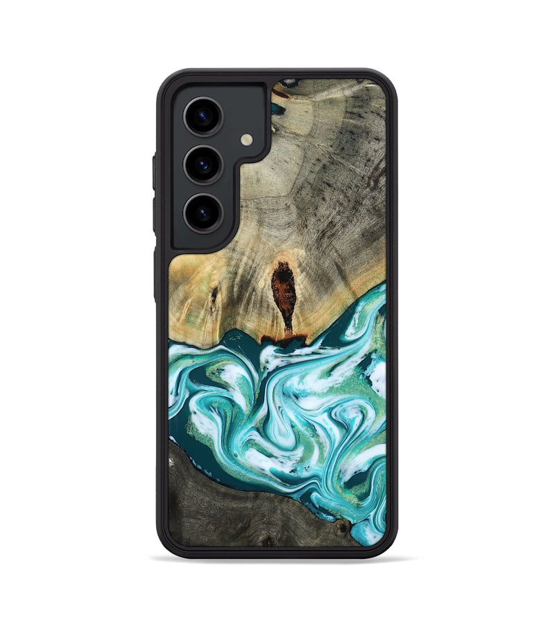 Galaxy S24 Wood Phone Case - Carlos (Green, 818385)