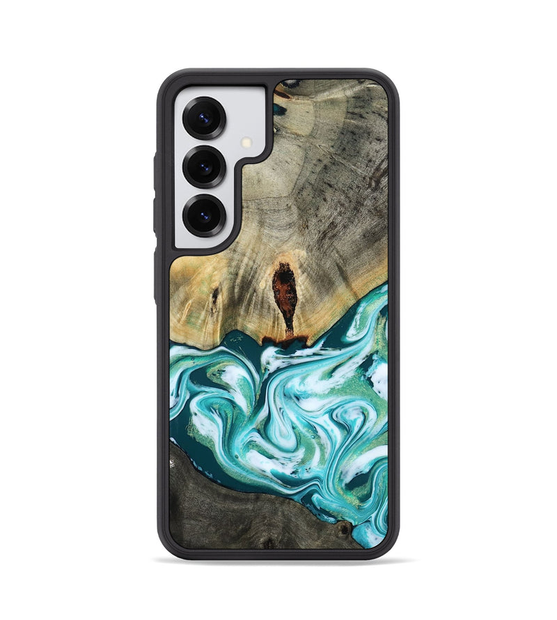 Galaxy S25 Wood Phone Case - Carlos (Green, 818385)