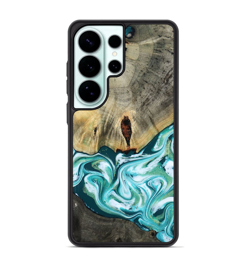 Galaxy S26 Ultra Wood Phone Case - Carlos (Green, 818385)
