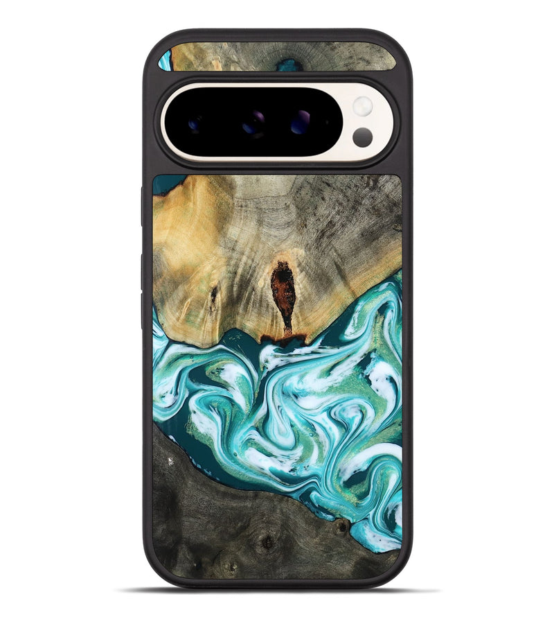 Pixel 10 Pro XL Wood Phone Case - Carlos (Green, 818385)