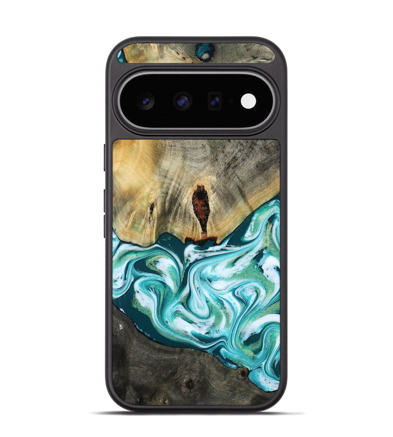 Pixel 11 Wood Phone Case - Carlos (Green, 818385)