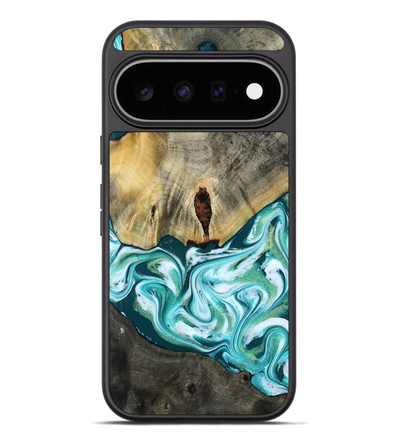 Pixel 11 Pro XL Wood Phone Case - Carlos (Green, 818385)