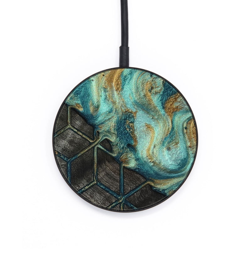 Circle Wood Wireless Charger - Stefan (Pattern, 818391)