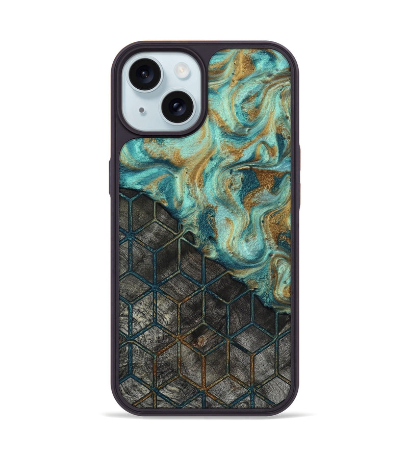 iPhone 15 Wood Phone Case - Stefan (Pattern, 818391)