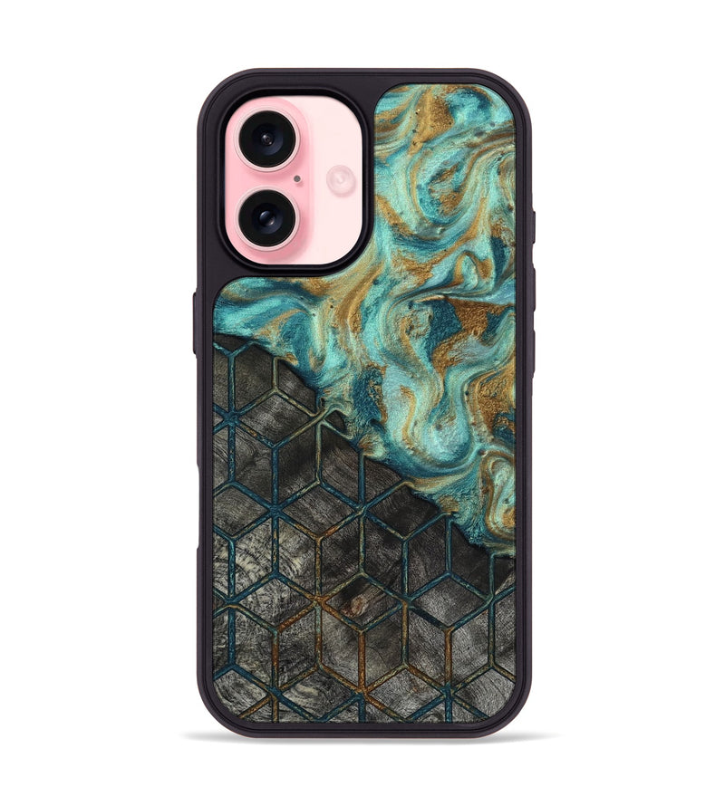 iPhone 16 Wood Phone Case - Stefan (Pattern, 818391)