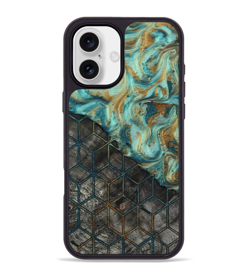iPhone 16 Plus Wood Phone Case - Stefan (Pattern, 818391)