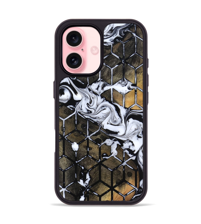 iPhone 16 Wood Phone Case - Terry (Pattern, 818392)